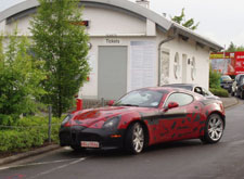 8C Competizione set på Nürburgring